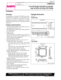 Datasheet LC662104A manufacturer Sanyo